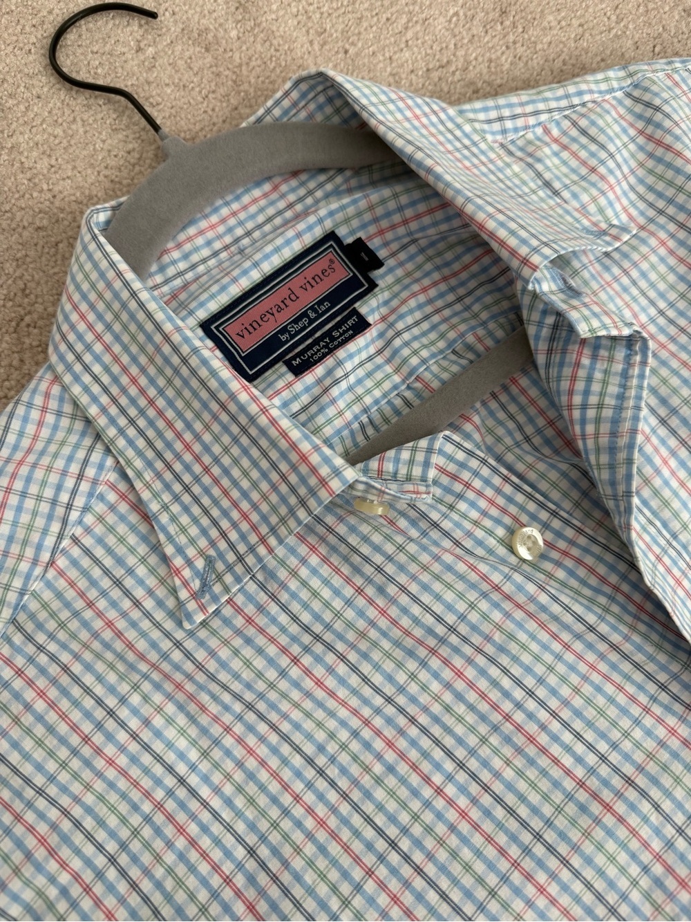 Vineyard Vines Classic Fit Murray Shirt 100% Cotton- Size M